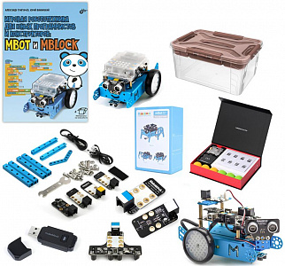 Образовательный конструктор с комплектом датчиков Makeblock на основе mBot (Bluetooth version) Образовательный конструктор с комплектом датчиков Makeblock на основе mBot (Bluetooth version)
