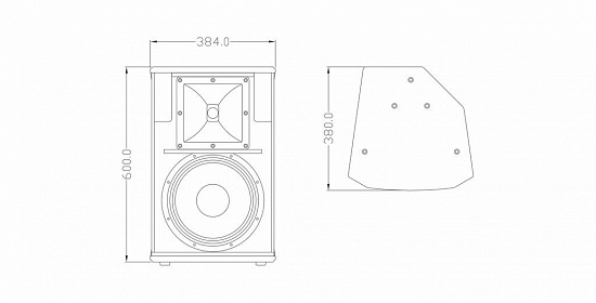 Пассивная 2-полосная акустическая система FDB S112 Пассивная 2-полосная акустическая система FDB S112