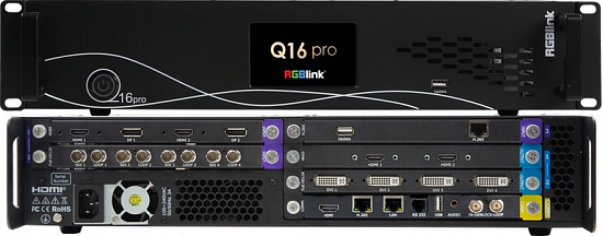Универсальный видеопроцессор RGBLink Q16pro Gen2 2U Универсальный видеопроцессор RGBLink Q16pro Gen2 2U