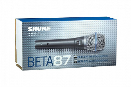 Конденсаторный вокальный микрофон Shure BETA87C Конденсаторный вокальный микрофон Shure BETA87C