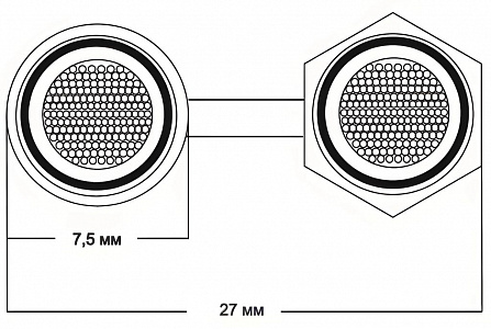 Готовый акустический кабель Van den Hul The Magnum Hybrid 2х2м с разъемами BERRI "банан". Цвет: красный Готовый акустический кабель Van den Hul The Magnum Hybrid 2х2м с разъемами BERRI "банан". Цвет: красный