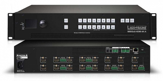 Матричный коммутатор Lightware MMX8x8-HDMI-4K-A Матричный коммутатор Lightware MMX8x8-HDMI-4K-A
