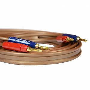 Готовый акустический кабель Van den Hul The D-352 Hybrid 2х2м с разъемами BERRI "банан". Цвет: коричневый Готовый акустический кабель Van den Hul The D-352 Hybrid 2х2м с разъемами BERRI "банан". Цвет: коричневый