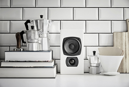 Полочные акустические системы M&K Sound M50 Цвет: Матовый белый. Полочные акустические системы M&K Sound M50 Цвет: Матовый белый.