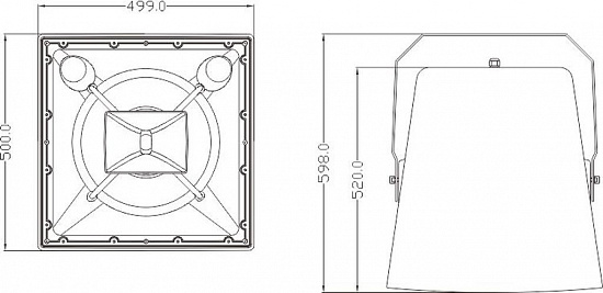 Коаксиальная 2-полосная акустическая система FDB LT215T Коаксиальная 2-полосная акустическая система FDB LT215T