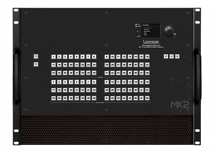 Матричный коммутатор Lightware MX2-48x48-DH-24DPio-A-R Матричный коммутатор Lightware MX2-48x48-DH-24DPio-A-R