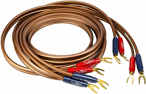 Готовый акустический кабель Van den Hul The D-352 Hybrid 2х3м с разъемами BERRI "лопатка". Цвет: коричневый Готовый акустический кабель Van den Hul The D-352 Hybrid 2х3м с разъемами BERRI "лопатка". Цвет: коричневый