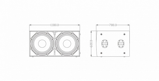 Пассивный сабвуфер FDB DLA221B (цвет чёрный) Пассивный сабвуфер FDB DLA221B (цвет чёрный)