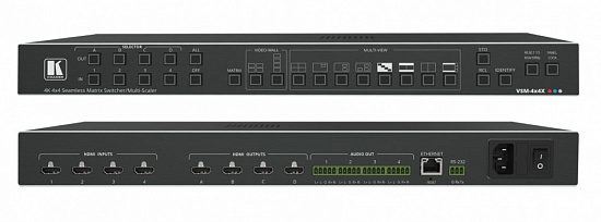 Матричный коммутатор 4x4 Kramer VSM-4x4x Матричный коммутатор 4x4 Kramer VSM-4x4x