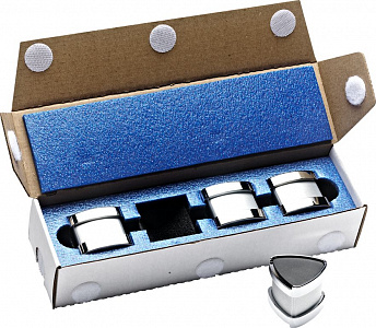 Набор из 4 проставок Moon by Simaudio MOON BRIDGE - PACK OF 4 - EVOLUTION SPACERS, SILVER Набор из 4 проставок Moon by Simaudio MOON BRIDGE - PACK OF 4 - EVOLUTION SPACERS, SILVER