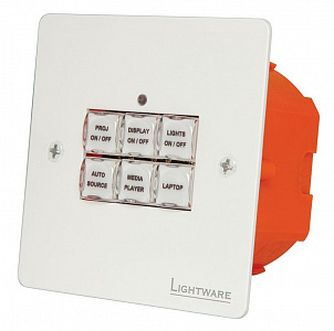 Панель управления Lightware TBP6-EU-W Панель управления Lightware TBP6-EU-W