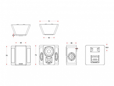 Настенные тыловые трипольные акустические системы Miller & Kreisel® S150T. Цвет: Черный матовый. Пара. Настенные тыловые трипольные акустические системы Miller & Kreisel® S150T. Цвет: Черный матовый. Пара.