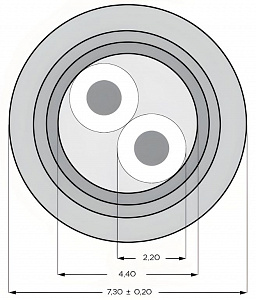 Кабель межблочный аналоговый XLR Van den Hul 3T The Valley. Длина 1 метр Кабель межблочный аналоговый XLR Van den Hul 3T The Valley. Длина 1 метр