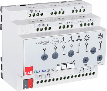 Контроллер фанкойла KNX EAE FCA112 Контроллер фанкойла KNX EAE FCA112