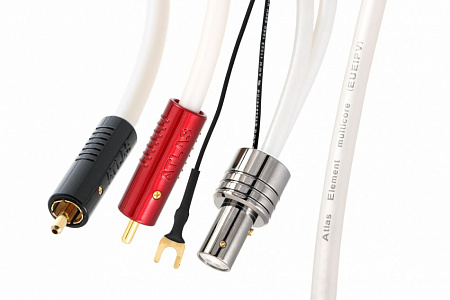 Кабель для тонарма Atlas Element Tonearm 180 - Achromatic RCA - 0.75m Кабель для тонарма Atlas Element Tonearm 180 - Achromatic RCA - 0.75m