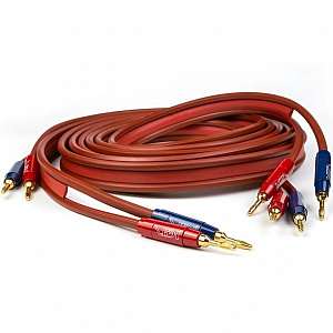 Готовый акустический кабель Van den Hul The Magnum Hybrid 2х2м с разъемами BERRI "банан". Цвет: красный Готовый акустический кабель Van den Hul The Magnum Hybrid 2х2м с разъемами BERRI "банан". Цвет: красный