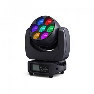 Поворотная голова типа Wash 7х40Вт - Exell Lighting EXLWASH740 Поворотная голова типа Wash 7х40Вт - Exell Lighting EXLWASH740