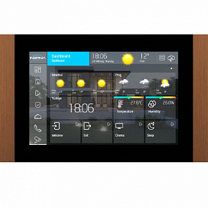 Сенсорная панель ASTRUM Inspinia SQ 8", медь Сенсорная панель ASTRUM Inspinia SQ 8", медь