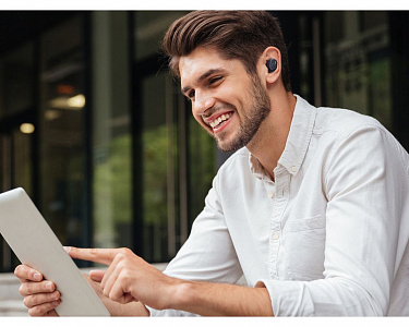 TWS Наушники JVC HA-A11T-AN-E. Цвет: Синий TWS Наушники JVC HA-A11T-AN-E. Цвет: Синий