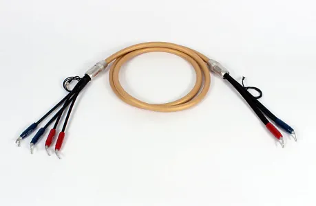 Акустический кабель Van den Hul Mounted set 3T The Cloud SE. 3 метра пара. Разъем BERRI bi-amping (4-4) Цвет: золотой Акустический кабель Van den Hul Mounted set 3T The Cloud SE. 3 метра пара. Разъем BERRI bi-amping (4-4) Цвет: золотой