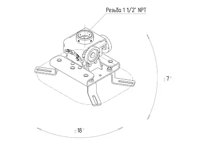 Кронштейн Stabilizz SZZ-P75B-inch Кронштейн Stabilizz SZZ-P75B-inch