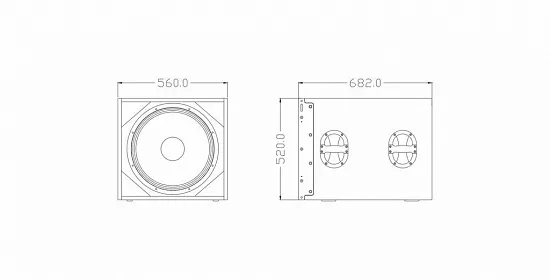 Пассивный сабвуфер для DLA408/DLA112 FDB DLA118B Пассивный сабвуфер для DLA408/DLA112 FDB DLA118B