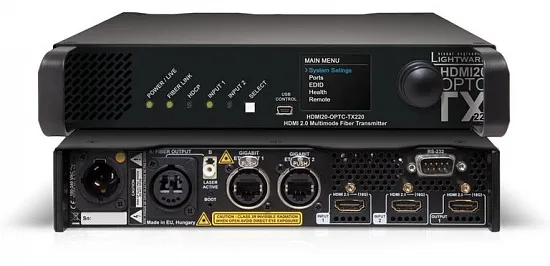 Волоконно-оптический передатчик-коммутатор Lightware HDMI20-OPTC-TX220-PCN Волоконно-оптический передатчик-коммутатор Lightware HDMI20-OPTC-TX220-PCN