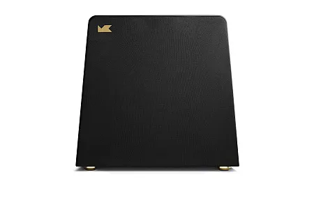 Активный сабвуфер M&K Sound V12+ Anniversary Volkswoofer. Цвет: Матовый черный/шпон дерева Активный сабвуфер M&K Sound V12+ Anniversary Volkswoofer. Цвет: Матовый черный/шпон дерева