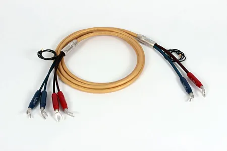 Акустический кабель Van den Hul Mounted set 3T The Air. 4 метра пара. Разъем BERRI bi-wiring (2-4) Цвет: золотой Акустический кабель Van den Hul Mounted set 3T The Air. 4 метра пара. Разъем BERRI bi-wiring (2-4) Цвет: золотой