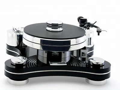 Стол винилового проигрывателя Transrotor ZET 3 Black 9 дюймов Стол винилового проигрывателя Transrotor ZET 3 Black 9 дюймов