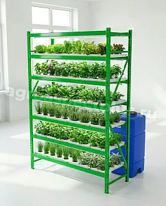 Гидропонная установка VeFarm GR* 3 яруса Гидропонная установка VeFarm GR* 3 яруса