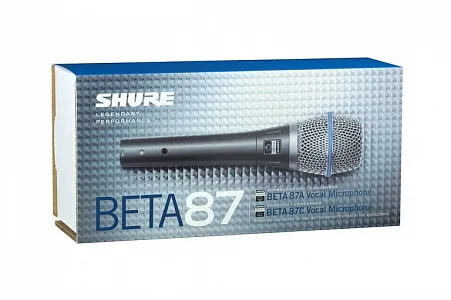 Конденсаторный вокальный микрофон Shure BETA87C Конденсаторный вокальный микрофон Shure BETA87C